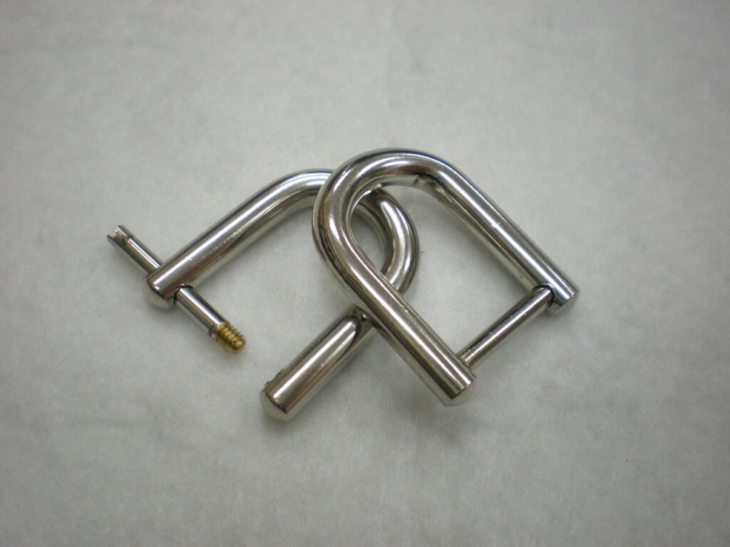 15㎜Ｕの字カン(真鍮製5㎜線)